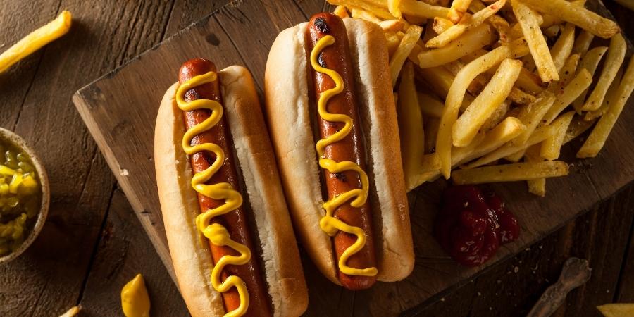 Hot Dog una comida tipica de Estados Unidos