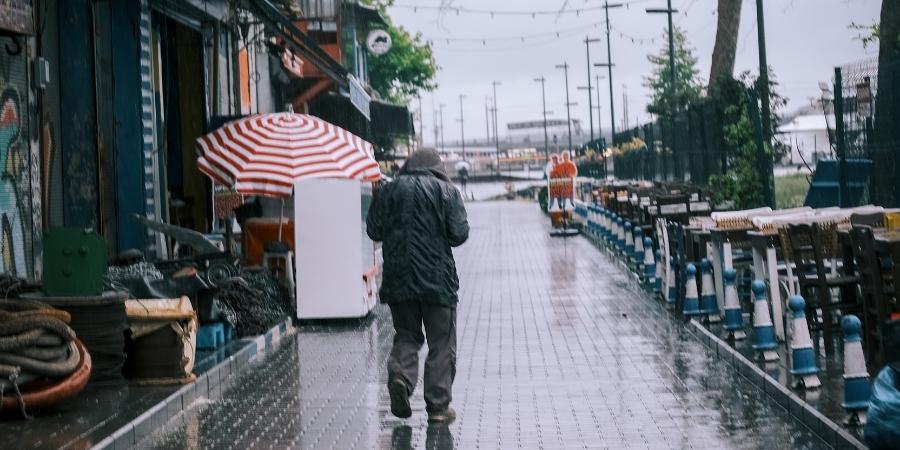 Día lluvioso en Irlanda